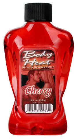 lubricant for arcade machines-Body Heat Warming Massage Lotion Cherry - 8 oz.