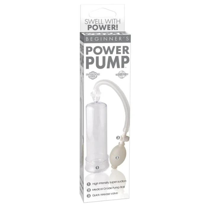 Innovative sleeve masturbator-Beginners Power Pump Clear