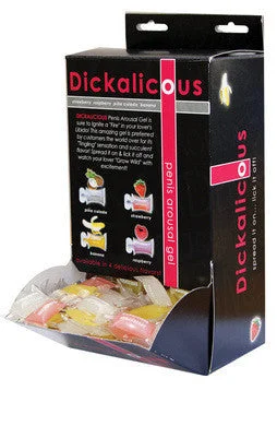 lubricant for embroidery tools-Dickalicious Pillow Packs -  Assorted Flavors - 144 Pieces  Display