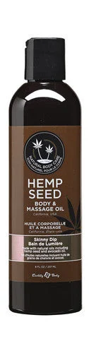 lubricant for ATV maintenance-Skinny Dip Hemp Seed Body And Massage Oil- 8 oz.