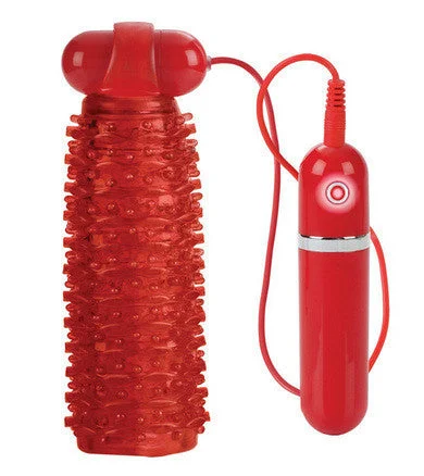 Tight-fitting masturbator-10-Function Adonis Vibrating Stokers - Red