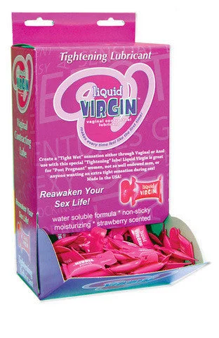 lubricant for antique restoration-Liquid Virgin Vaginal Contracting Lube - 2Cc Pillow Packs - 144 Pieces