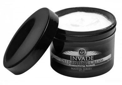 lubricant for haunted house props-Invade Deep Fisting Cream -  8 Oz.