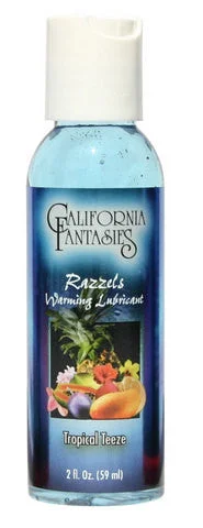 lubricant for garden tools-Razzels Warming, Flavored Lubricant Tropical Teeze - 2 oz.