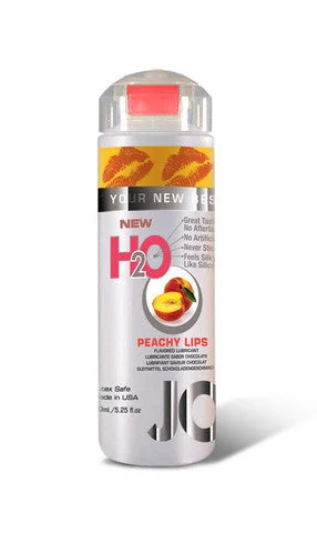 lubricant for personal watercraft-JO 5.25 oz Flavored  H2O Peachy Lips