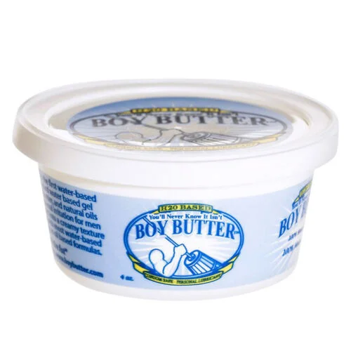 flavored lubricant accessories-Boy Butter H2O 4oz Tub