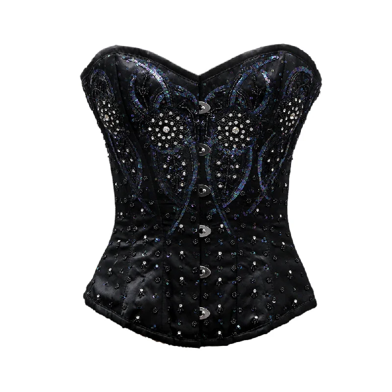 corset with ruffle details-VanDerveer Custom Made Corset