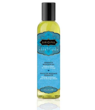 lubricant for brass instruments-Serenity Aromatic Massage Oil - 8 0z.