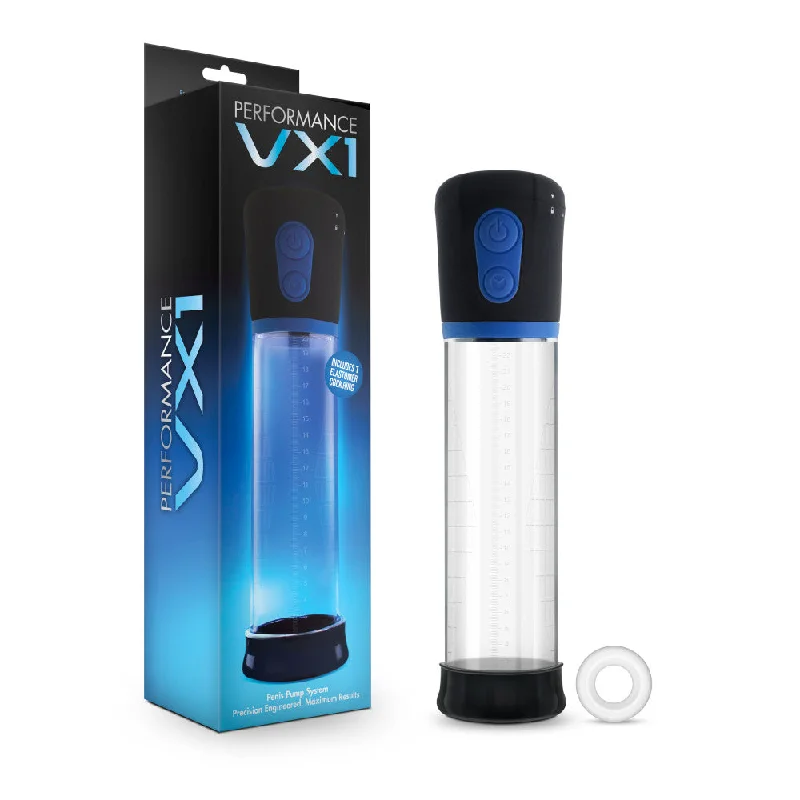 Powerful device masturbator-Performance By Blush® | VX1 Male Enhancement Clear/Black Pump