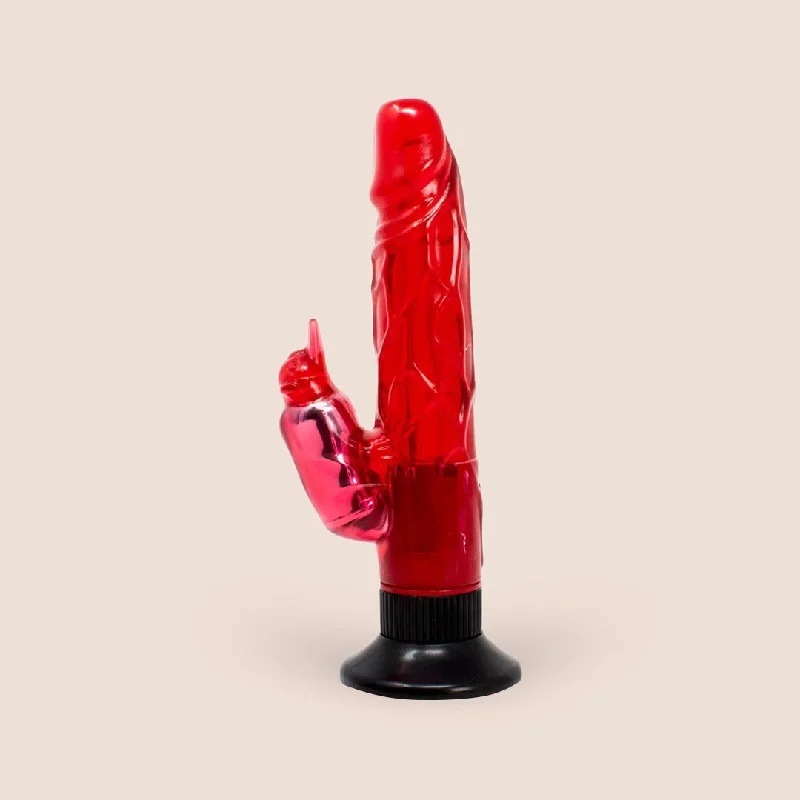 vibrating love ring accessories-Wall Banger Deluxe Bunny | realistic shaft with suction cup base