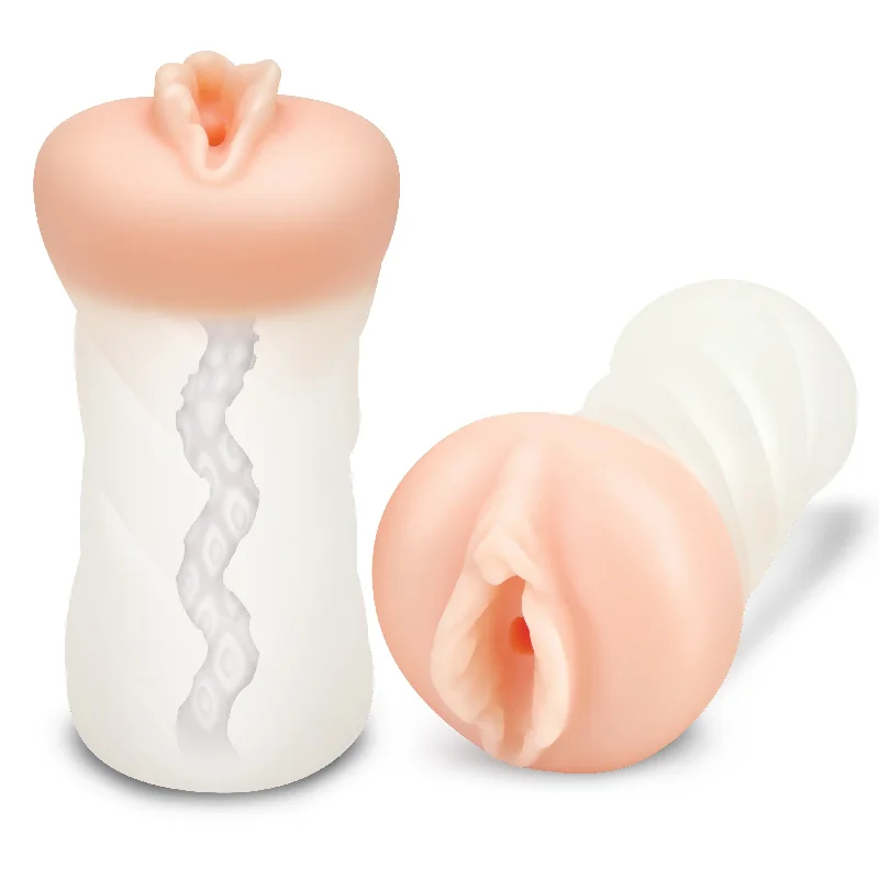 Vibrating device masturbator-Zolo Male Masturbator Clear Gf