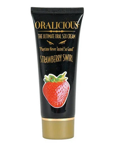 lubricant for wheelbarrows-Oralicious: The Ultimate Oral Sex Cream, 2 oz. Tube - Strawberry