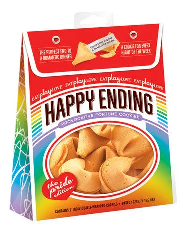 sex toy replacement parts kit-Happy Ending Fortune Cookies - Pride Edition - 7 Pack