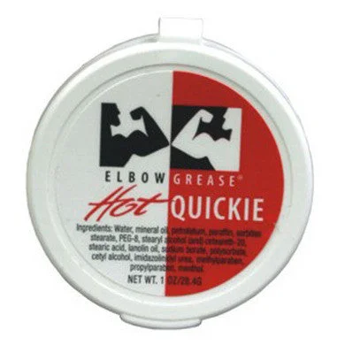 lubricant for ceiling fans-Elbow Grease Hot Quickie Cream - 1 oz.