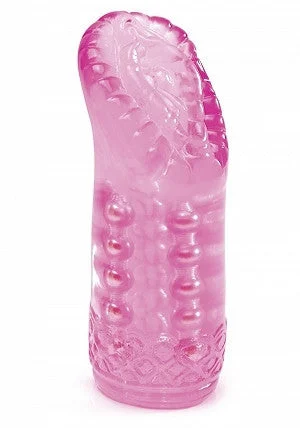 Ergonomic masturbator shape-Pipedream Extreme Beaded Pussy