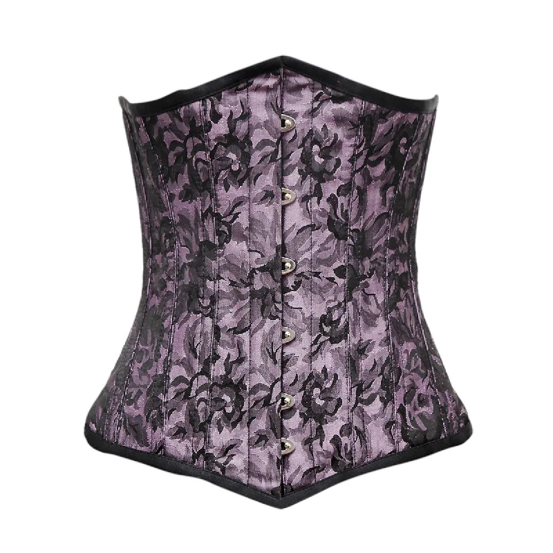 corset with scalloped trim-Phyllis Custom Made Corset