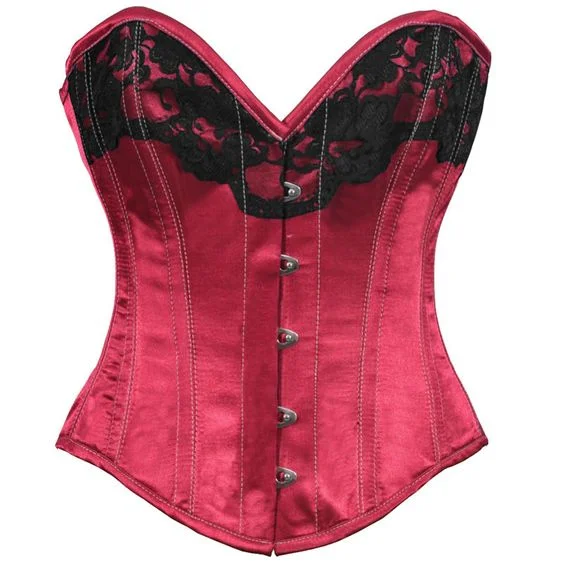 corset with ruffled hem-Aubree Custom Made Corset