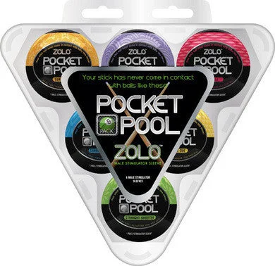 Portable toy masturbator-Pocket Pool - 6 Pack