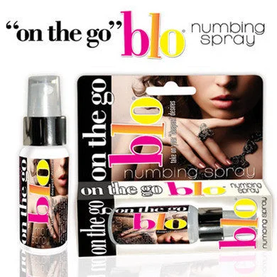 lubricant for pellet stoves-On the Go BLO Numbing Spray