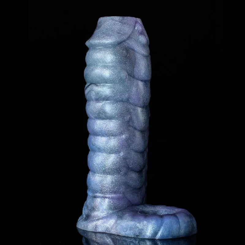 Mini toy masturbator-Monsterdildo Ribbed Cock Sleeve Male Masturbator - Silicone Dragon Penis Enlarger Sex Toy for Men