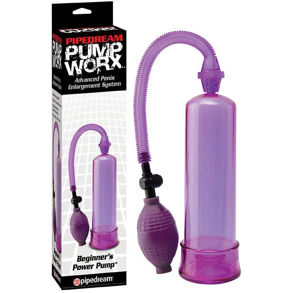 Best sleeve masturbator-Pump Worx Beginner's Purple Power Penis Pump