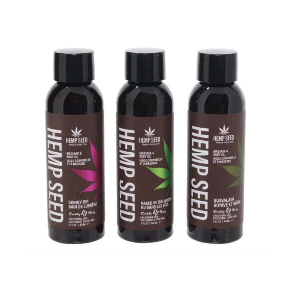 lubricant for electric scooters-Hemp Seed 2oz ''Assorted'' Massage Oil