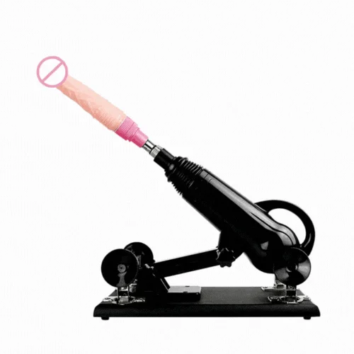 Flexible toy masturbator-Lurevibe - Automatic Sex Machine With Dildo Strong Motor Masturbator Black Love Machines