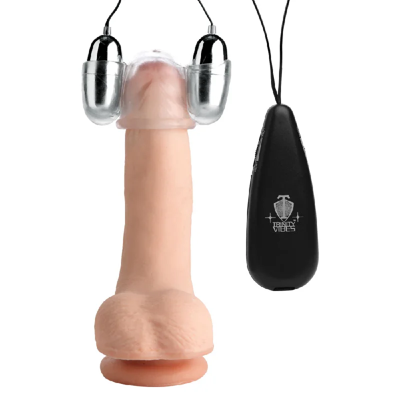 Durable device masturbator-Clear Multi -Speed Vibrating Head Teaser