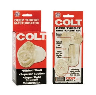 Vibrating male sleeve masturbator-Colt Deep Throat Masturbator