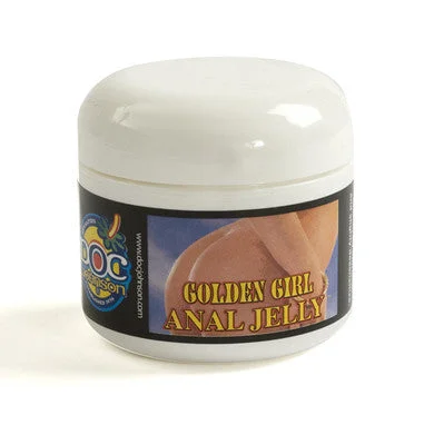 lubricant for bowling alleys-Golden Girl Anal Jelly 2 oz. Container