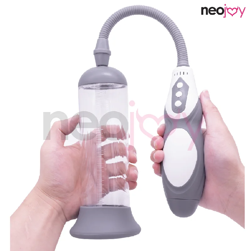 Silicone masturbator for men-Neojoy Dildo Shape Masturbator Pump with flesh sleeve