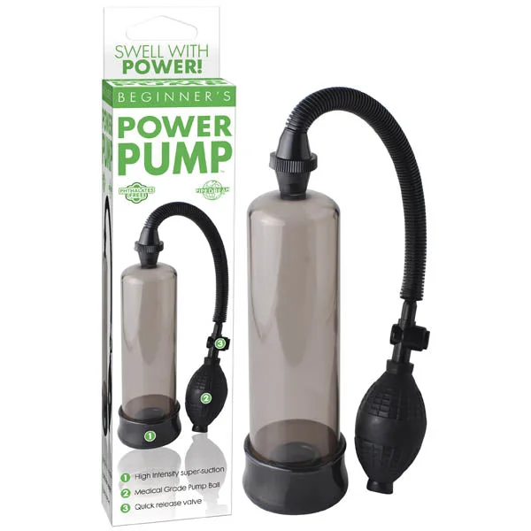 Stimulation toy masturbator-Beginner's Power Penis Pump - Smokey