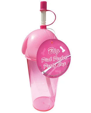 waterproof anal toys accessories-Big Pink Pecker Party Cup