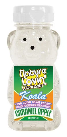 lubricant for accordions-Koala Caramel Apple Flavored  Lubricant - 6 Oz.