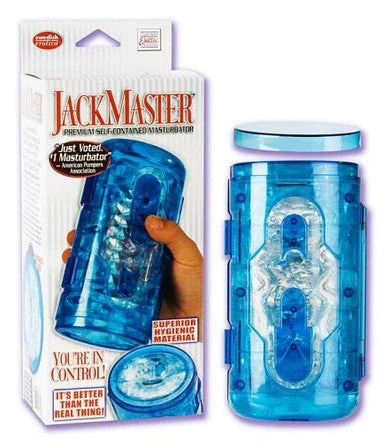 Multi-speed male masturbator-Jackmaster Masturbator - Blue