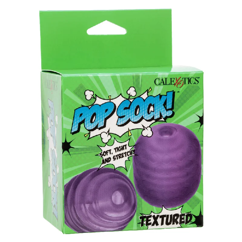 Lightweight masturbator-Pop Sock Textured - Purple