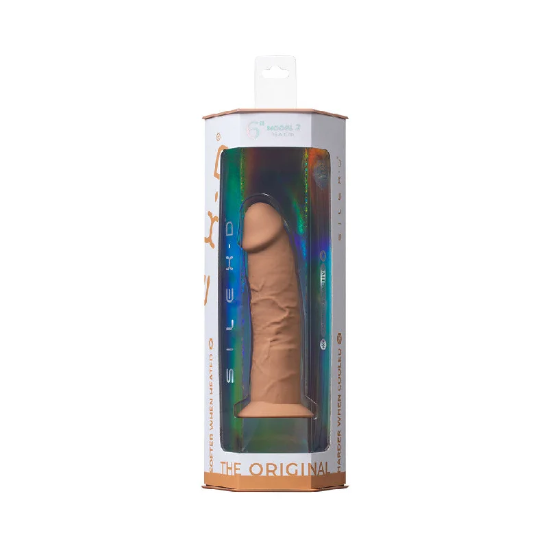 Realistic texture masturbator-SILEX-D The Original Model 2 Dildo 6 in. Caramel