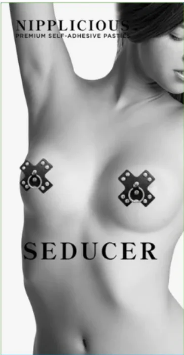 intimate toy storage accessories-Seducer Nipplicious ''Ringed'' Pasties