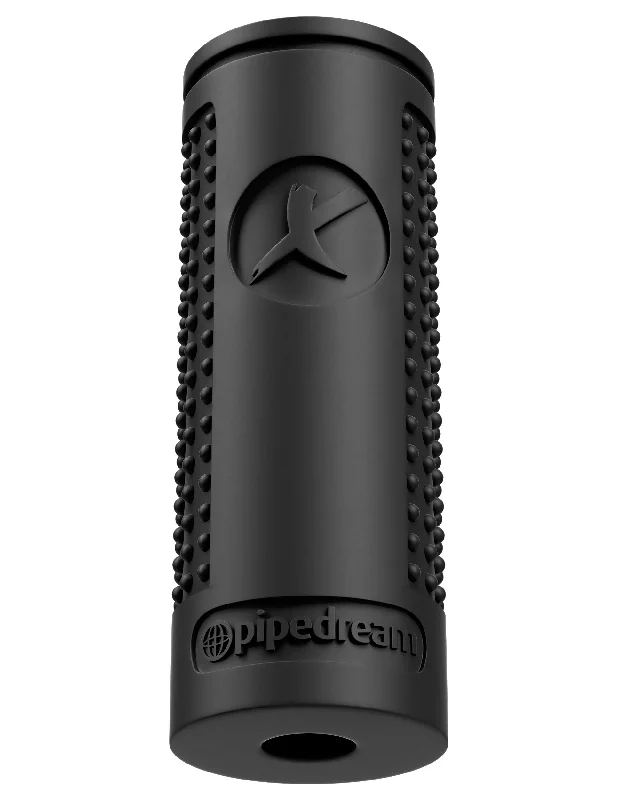 Sleek male masturbator-Pdx Elite Ez Grip Stroker Black