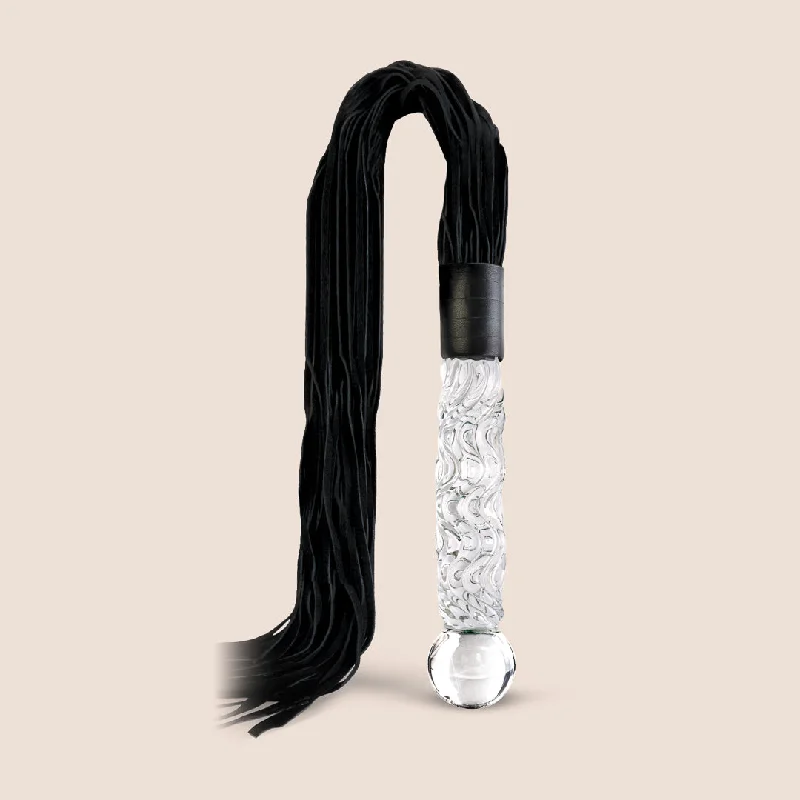 vibrating anal plug accessories-Icicles No. 38 | glass & leather