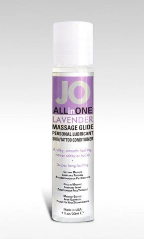 lubricant for wheel bearings-Jo All in One Massage Glide  Lavender - 1 Oz.