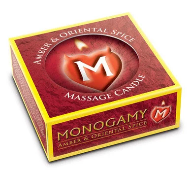 lubricant for camera lenses-Monogamy Small Massage Candle - Steamy - Amber And Oriental