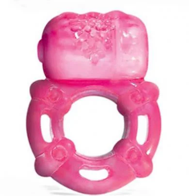 latex lubricant accessories-Super Stud Orgasmix Ring - Magenta