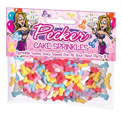 dildo cleaning wipes-Pecker Cake Sprinkles