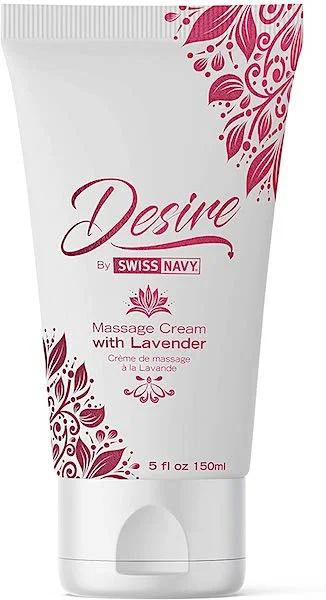 lubricant for ferris wheels-''Desire'' Massage Cream -Lavender 5oz