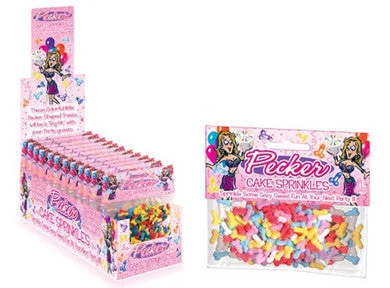 sex toy battery packs-Pecker Cake Sprinkles - 16 Count Display