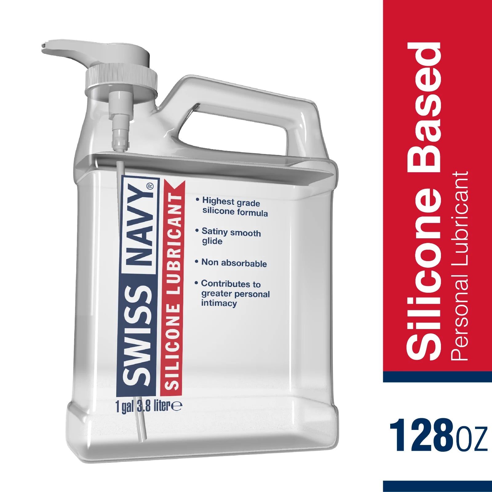 lubricant for ice skates-Swiss Navy Silicone Lubricant 1 Gallon