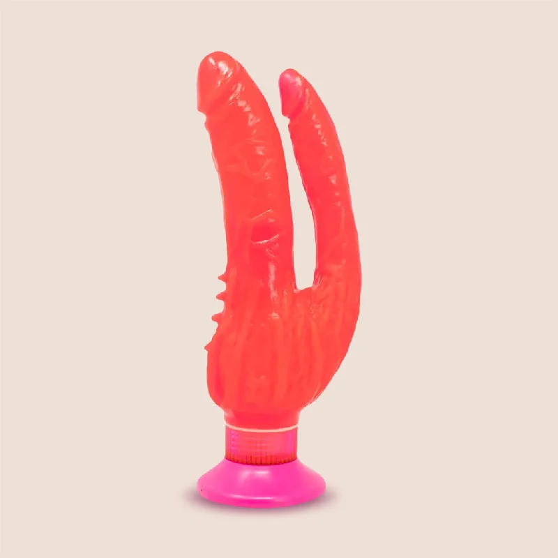 G-spot stimulator accessories-Pipedream Double Penetrator | suction cup base