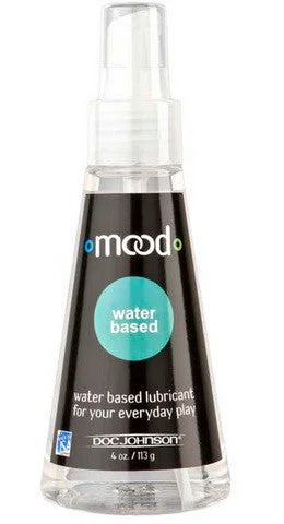 silicone lubricant for long-lasting use-Mood Water-Based Lubricant - 4 oz.