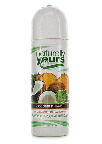 lubricant for desk drawers-Naturally Yours Coconut Pineapple - 4 oz.